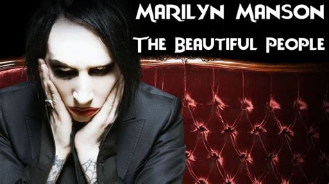 beautiful people marilyn manson letra|beautiful people song original.